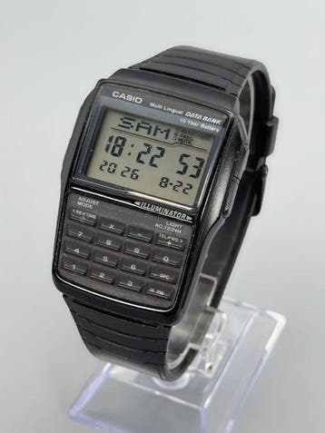 Casio DBC-32 Data Bank – Calculator Watch – Telememo 25 –, Nieuw