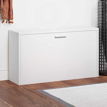 vidaXL Schoenen opbergkast 80x24x45 cm wit, Verzenden, Nieuw