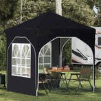 vidaXL Pop-up Feesttent 192 x 192 x 245 cm Zwart, Verzenden, Nieuw