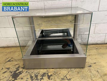 RVS Ubert Warmhoudvitrine Bj. 2020 80 cm 230V Horeca, Ophalen of Verzenden