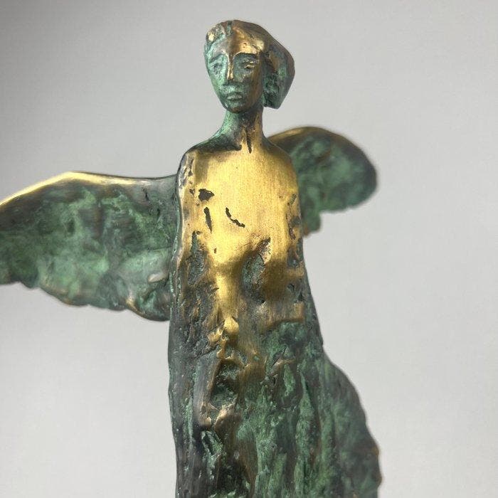 J. Zak (XX-XXI) - The Angel -SHe - bronze., Antiquités & Art, Art | Objets design