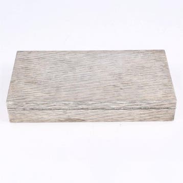 Emil Brenk - Bark Motif - Sigarendoos - .925 zilver