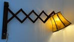 Wandlamp - Teakhouten schaarlamp - Danish Design - Lengte 80, Antiek en Kunst