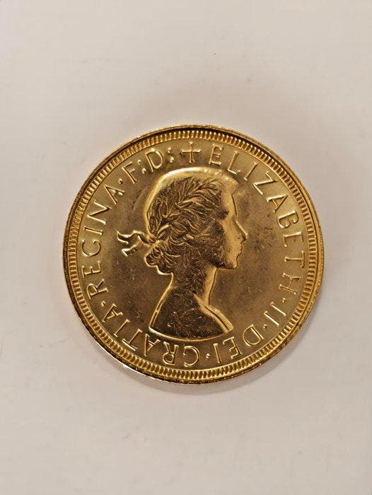 Verenigd Koninkrijk. Sovereign 1968 Elizabeth II, Postzegels en Munten, Munten | Europa | Niet-Euromunten