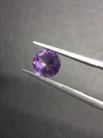 Purple Amethyst Round Cut 6mm 0.655 ct – Faceted Natural Ame, Handtassen en Accessoires, Overige Accessoires, Verzenden, Nieuw