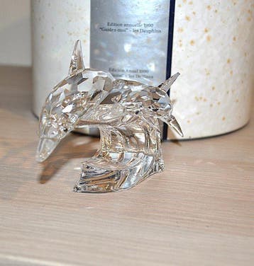 Swarovski - Figuur - Delfini SCS annuale 1990 - Kristal