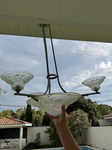 P. Maynadier - Lustre - Verre, Antiquités & Art