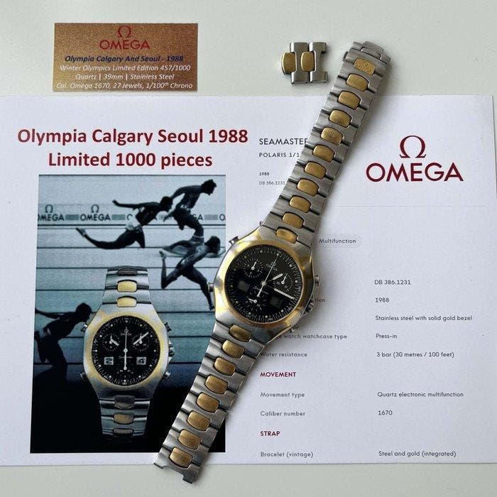 Omega - Seamaster Olympic Games Collection - Limited, Handtassen en Accessoires, Horloges | Heren