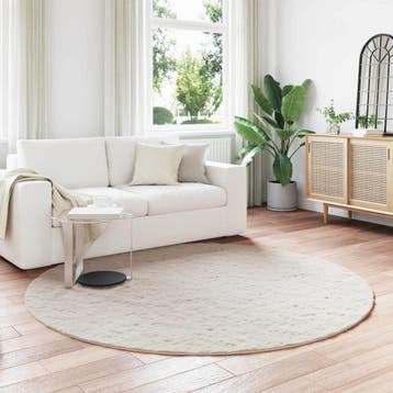 vidaXL Antislip vloerkleed van imitatie konijnenbont OLITE, Verzenden, Nieuw
