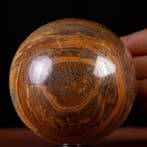 Tiger Iron Sphere Bol in Tijgerijzer Australiana. - Hoogte: