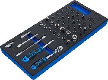 Dopsleutelset 6,3 mm (1/4) 41-dlg, Verzenden, Nieuw
