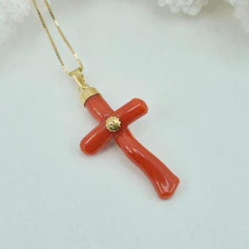 Corail - Argent, Plaqué or, SANS PRIX DE RÉSERVE - Collier