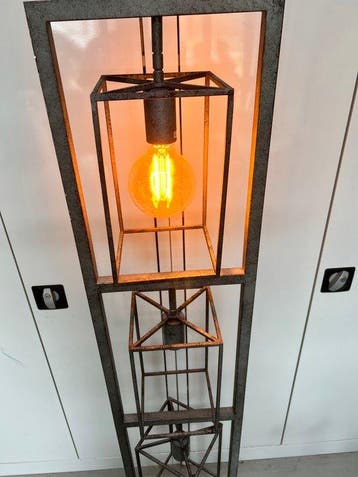 Statief vloerlamp - Tower vloerlamp industriële - Metaal -