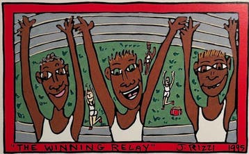 James Rizzi (1950-2011) - The winning relay