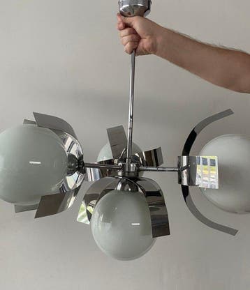 Massive - Plafondlamp - Metaal, Glas