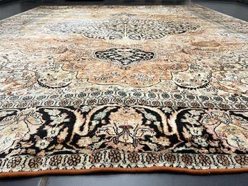 Kasjmier zijde - Tapijt - 370 cm - 275 cm, Huis en Inrichting, Stoffering | Tapijten en Vloerkleden, Nieuw