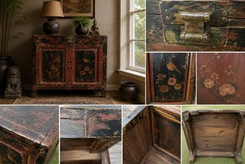 Kist - Hout - China - Qing Dynastie (1644-1911) - Bruidskist