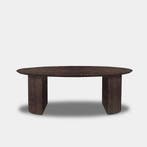 Tafel Ovaal Eikenhout  Half Rond  180x90, Huis en Inrichting, Tafels | Eettafels, Nieuw