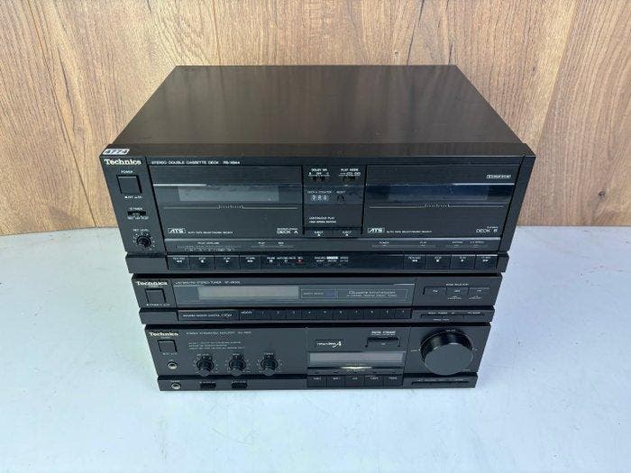 Technics - SU-X840 Amplifier + RS-X844 Cassette Deck +, Audio, Tv en Foto, Radio's
