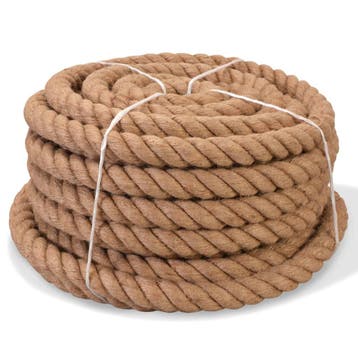 vidaXL Touw 30 mm 50 m 100% jute, Verzenden