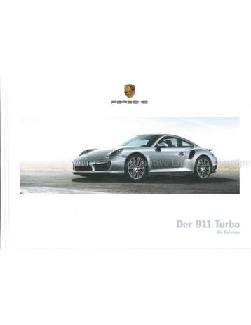 2015 PORSCHE 911 TURBO S HARDCOVER BROCHURE DUITS, Nieuw