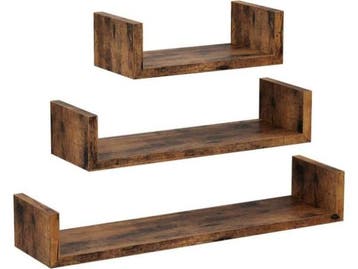 Veiling - iBella Living wandplanken set van 3 U vorm, Huis en Inrichting, Nieuw