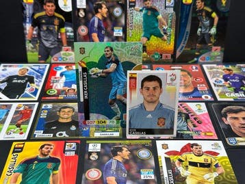 Panini - Iker Casillas - 18x Stickers & Cards - Barcelona /, Nieuw