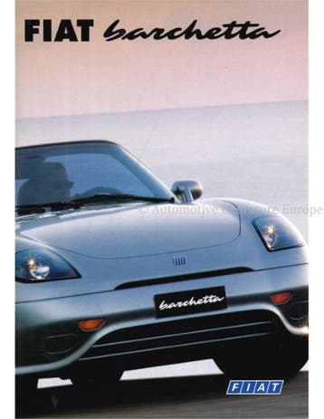 2000 FIAT BARCHETTA BROCHURE ITALIAANS