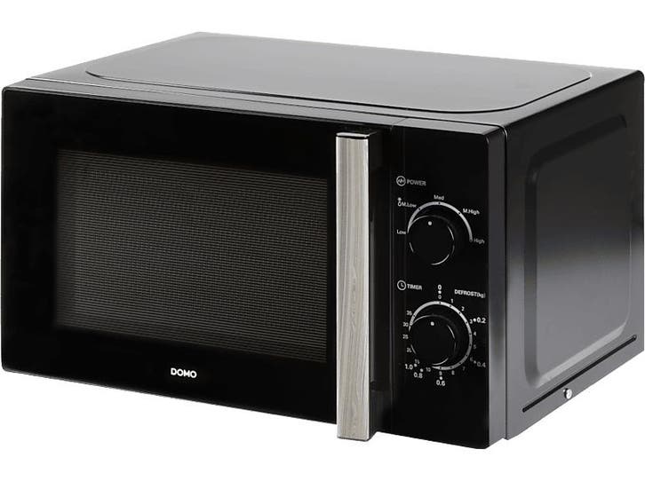 Domo -  Microgolfoven  - Zwart, Elektronische apparatuur, Microgolfovens, 60 cm of meer, Draaiplateau, Nieuw, Microgolfoven, Verzenden