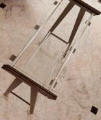 Zuenelli - Chariot - Bois, Métal, Verre - Chariot, Antiquités & Art