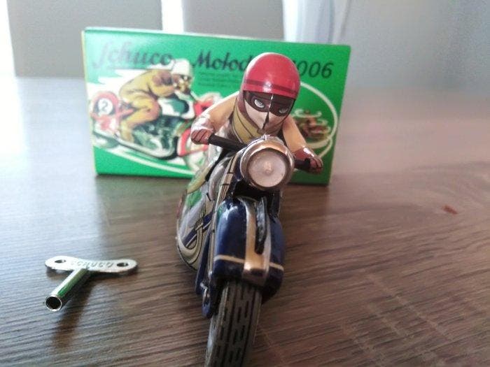 Schuco - Motodrill 1006 - Opwindbaar blikken speelgoed -, Antiquités & Art, Antiquités | Jouets