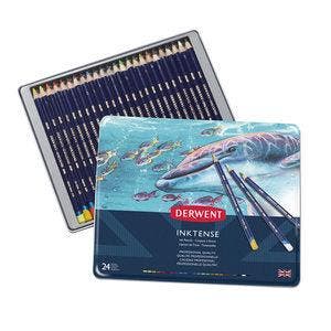 Derwent Inktense Kleurpotloden 24 stuks, Diversen, Schoolbenodigdheden, Verzenden, Nieuw