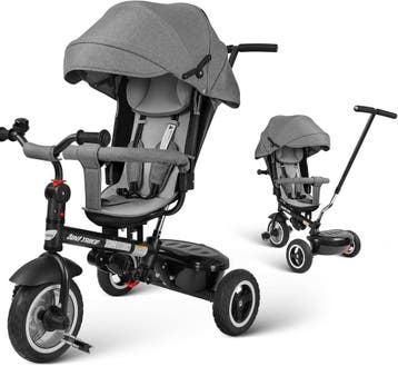 Loopfiets - Verstelbaar - Driewieler - Grijs - Besrey, Kinderen en Baby's, Verzenden, Nieuw