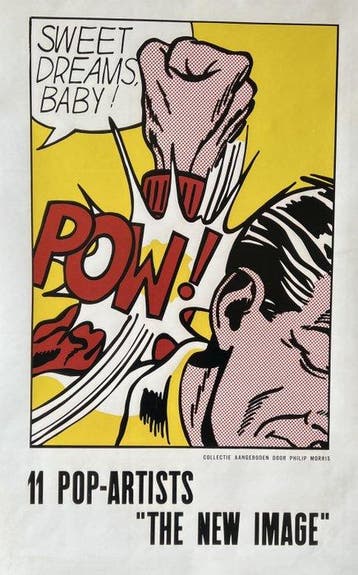 Roy Lichtenstein (after) - Sweet dreams baby - Jaren 1960, Antiek en Kunst