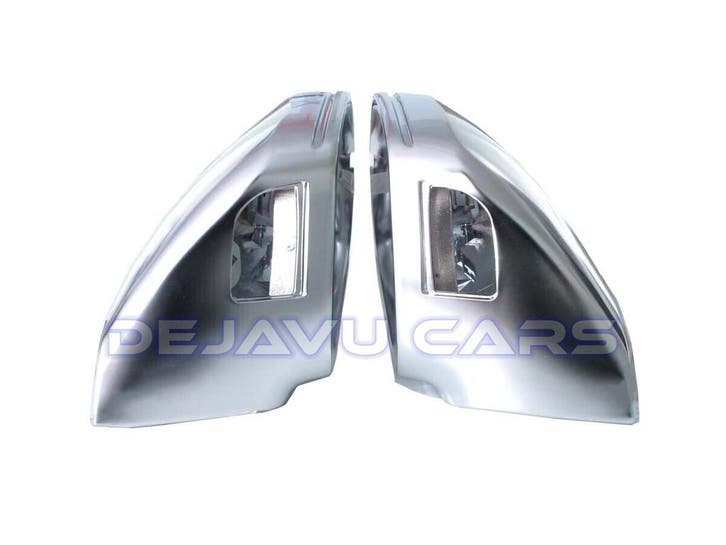 Mat Chrome Spiegelkappen voor Audi A7 4G / S7 / RS7 / S line, Auto diversen, Tuning en Styling, Ophalen of Verzenden