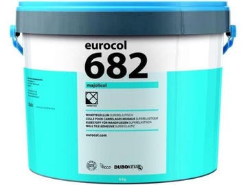 Veiling - 2x Eurocol Majolicol Pasta Tegellijm 1,5 Kg. 682, Nieuw