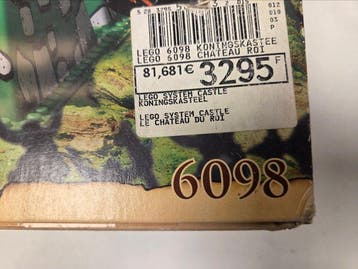 Lego Set - 6098 - Castle - King Leos Castle 6098, Nieuw