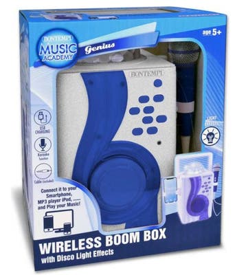 2dekans | Bontempi Draadloze Karaoke Boom Box met Disco, Ophalen of Verzenden