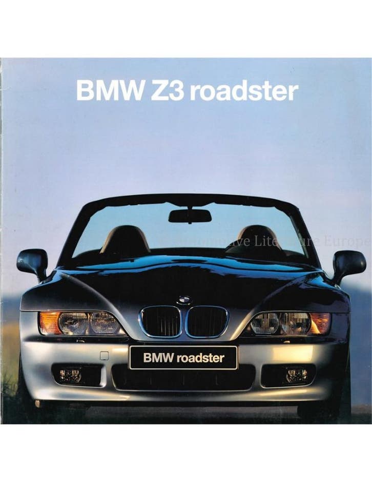 1995 BMW Z3 ROADSTER BROCHURE DUITS, Livres, Autos | Brochures & Magazines