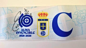 Real Oviedo Centenario - SANTI CAZORLA - 2026 - Brassard de, Nieuw