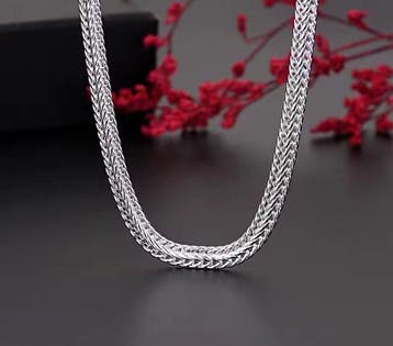 Zonder minimumprijs - Halsketting Zilver - Sterlingsilveren, Nieuw