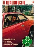 1972 ALFA ROMEO IL QUADRIFOGLIO MAGAZINE 22 ITALIAANS