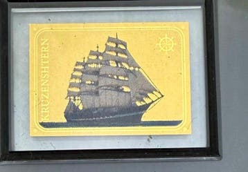 Tchad. 3000 Francs Gorch Fock & Kruzenshtern, 2 x 1/500 Oz