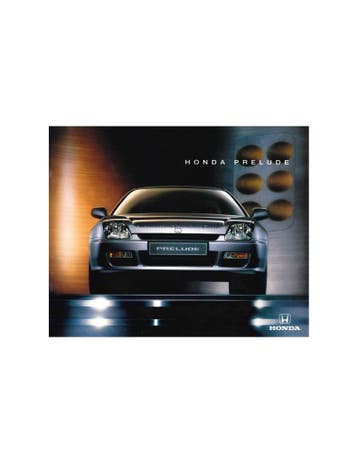 1997 HONDA PRELUDE BROCHURE NEDERLANDS, Nieuw