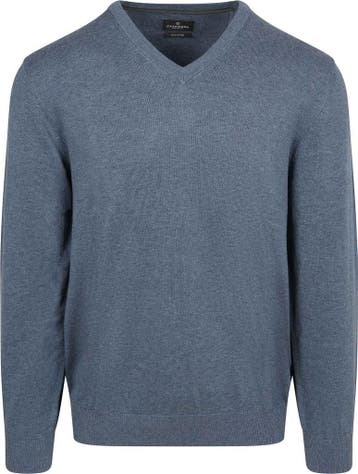 CASAMODA Pullover V-Hals Indigo maat Maat 48/50 (M) Heren, Kleding | Heren, CASAMODA, Nieuw, Verzenden, Maat 48/50 (M)
