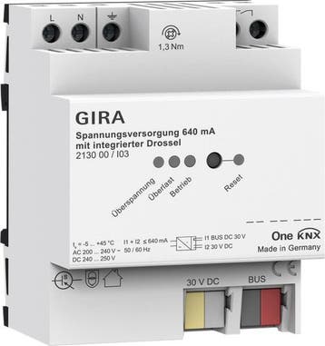 Gira One KNX Voeding 640mA Met Geïntegreerde Spoel - 213000, Verzenden, Nieuw