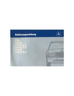 1987 MERCEDES BENZ 190 INSTRUCTIEBOEKJE DUITS, Ophalen of Verzenden