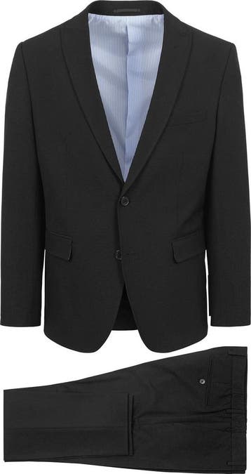Suitable BASE Suit Zwart maat Maat 56/58 (XL) Heren, Kleding | Heren, Verzenden, Zwart, Suitable, Maat 56/58 (XL)