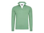 Veiling - Cappuccino Italia Mock Zip Pullover Groen - M, Kleding | Heren, Truien en Vesten, Nieuw