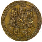 Pays-Bas. Historical Medal 1747 Appointment of William IV as
